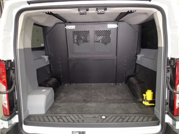 [P-MFK-16] - Rear Partition Filler Panel Mount Kit For 2015-2024 Ford Transit Low Roof, 130" WB, 8 Passenger Window Van