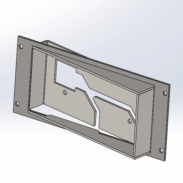 [FP-PLATINUM-T] - 4" Tilted Faceplate Federal Signal Platinum