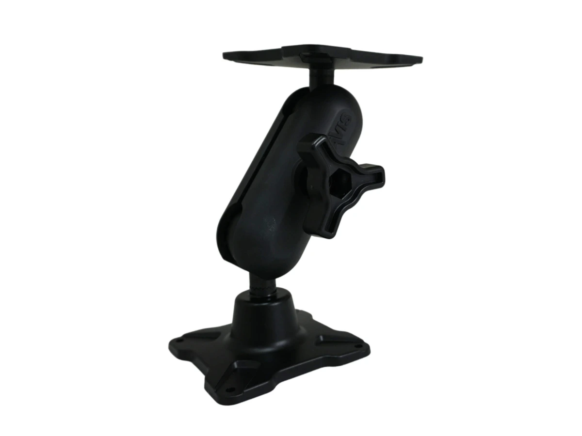 [DBM-1150-KS-0304] Dual Ball Mount with 1.50" Knob-Style Standard Housing, One Standard VESA 75 Plate & One Long VESA 75 Plate