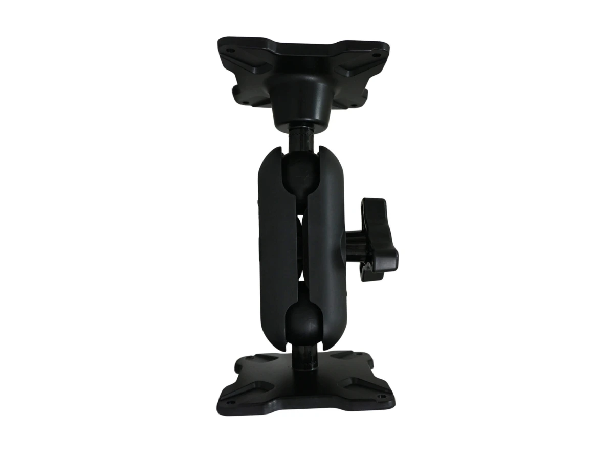 [DBM-1150-KS-0304] Dual Ball Mount with 1.50" Knob-Style Standard Housing, One Standard VESA 75 Plate & One Long VESA 75 Plate