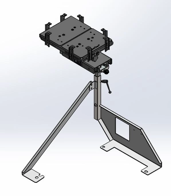 [CM-UV20-SL-LT17] - 2020+ Ford PI Utility Passenger Seat Computer Mount with Rotating & Extendable Slide-Arm & Standard Laptop Tray