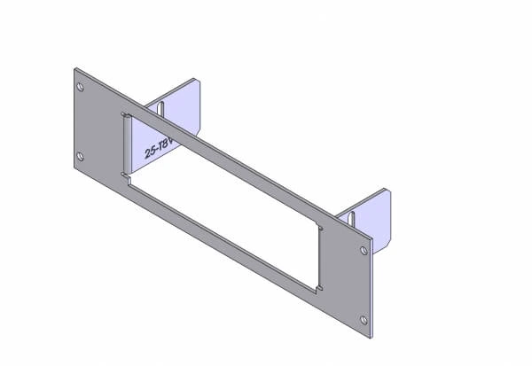 [C-EB25-T8V-1P] - OBSOLETE – 1-Piece Equipment Mounting Bracket, 2.5" Mounting Space, Fits Miscellaneous 10-8 Video Control Head