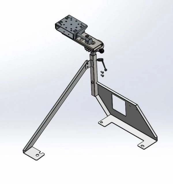 [CM-UV20-SA-LED] - Ford PI Utility Passenger Seat Computer Mount with Rotating Swing-Arm