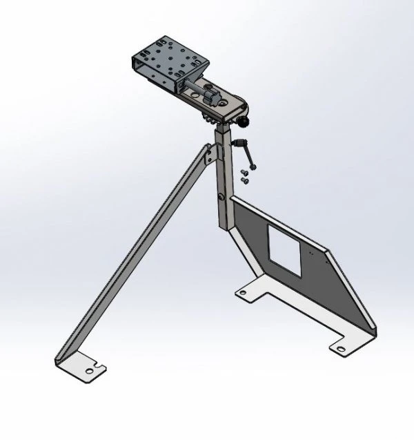 [CM-UV20-SA-LED] - Ford PI Utility Passenger Seat Computer Mount with Rotating Swing-Arm