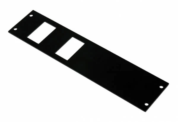 [C-PS-2] - DISCONTINUED – 2" Switch Plate, Internal Mount, 2 Switch Cutouts