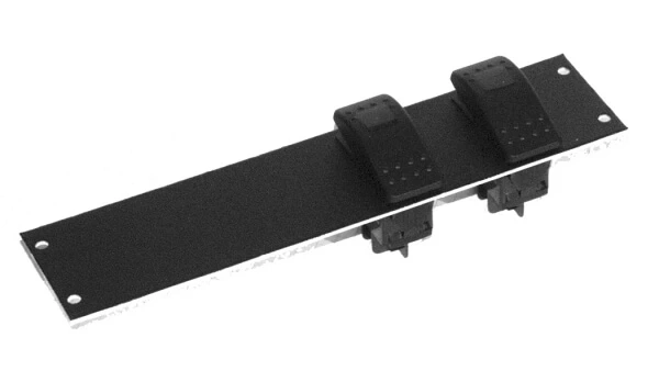 [C-PS-2] - DISCONTINUED – 2" Switch Plate, Internal Mount, 2 Switch Cutouts