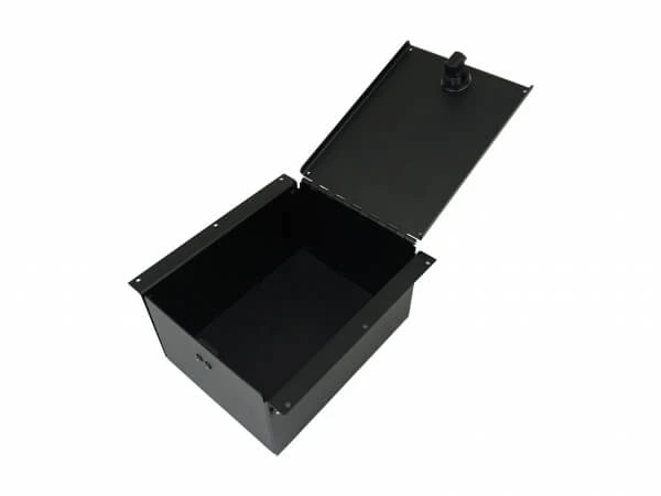 [C-AP-0945-L] - 9" Accessory Pocket W/Hinged Lid & Lock, 4.5"Deep