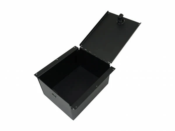 [C-AP-0945-L] - 9" Accessory Pocket W/Hinged Lid & Lock, 4.5"Deep