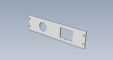 [FP-UV20-USBDC] - 2020+ Ford Police Interceptor UV 2" Relocated Electronics OEM USB & DC Outlet faceplate