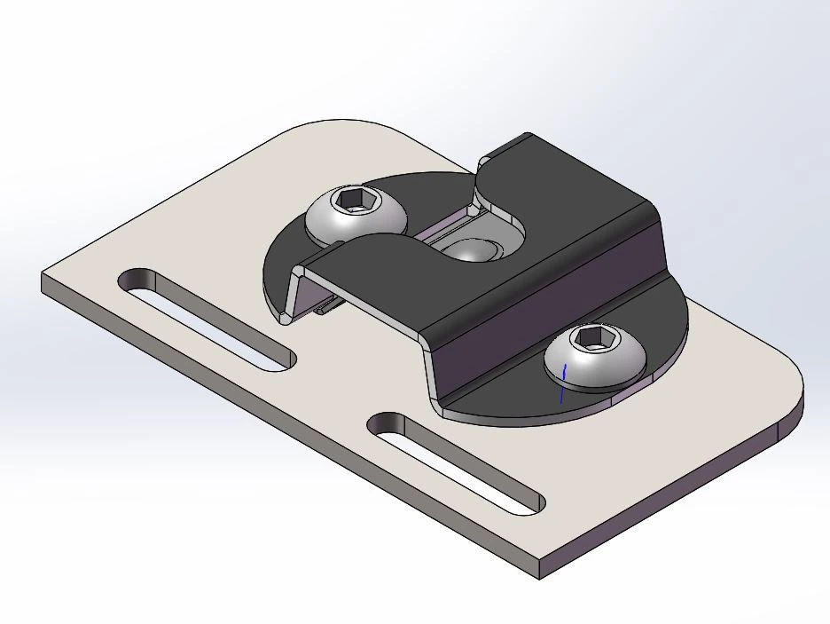 [AC-MCM1] - Microphone Clip Plate and Clip Assembly