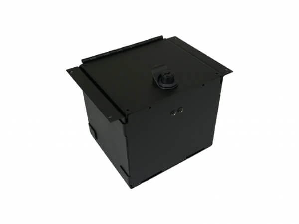 [C-AP-0660-L] - OBSOLETE – 6" Accessory Pocket W/Hinged Lid & Lock, 6" Deep
