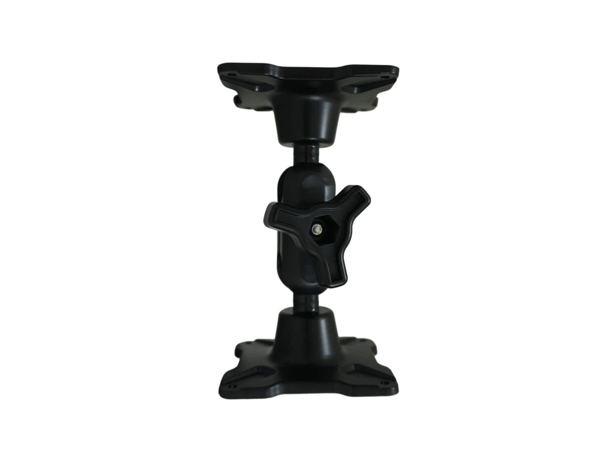 [DBM-1100-KS-0404] Dual Ball Mount with 1.00" Knob-Style Standard Housing & Two Long VESA 75 Plates
