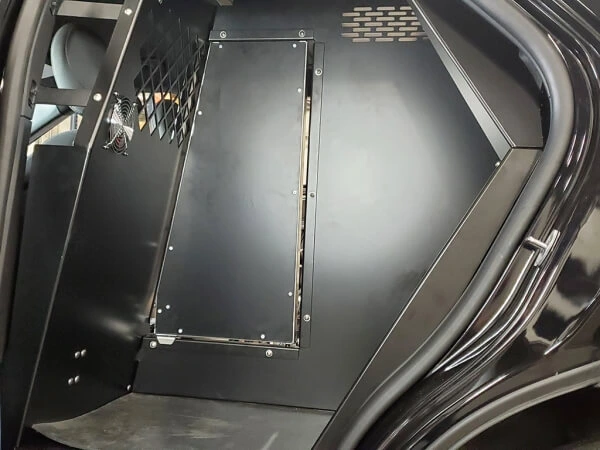 [K9-A-108-B] - Dual K9 Divider For 2020-2024 Ford Interceptor Utility K9 – Black