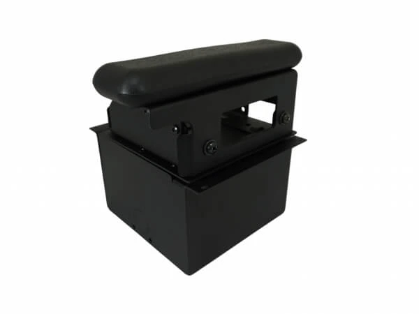 [C-ARPB-145] - Zebra ZQ520 & ZQ521 Printer Mount with Accessory Pocket & Short Armrest