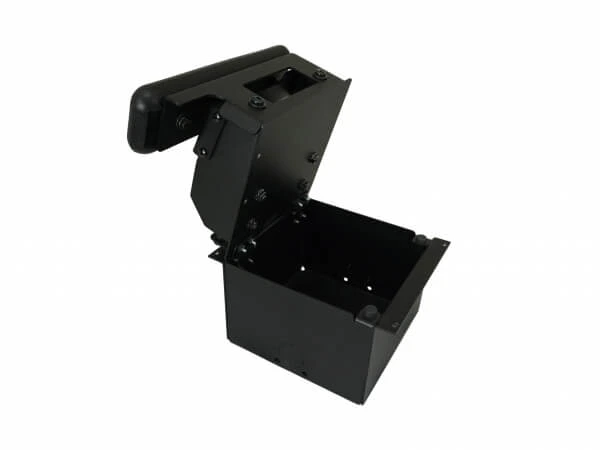 [C-ARPB-145] - Zebra ZQ520 & ZQ521 Printer Mount with Accessory Pocket & Short Armrest