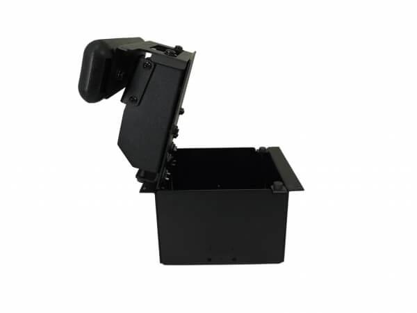 [C-ARPB-145] - Zebra ZQ520 & ZQ521 Printer Mount with Accessory Pocket & Short Armrest