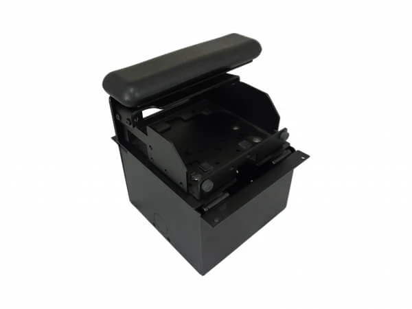 [C-ARPB-145] - Zebra ZQ520 & ZQ521 Printer Mount with Accessory Pocket & Short Armrest