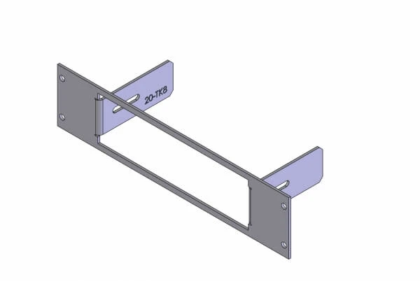 [C-EB20-TK8-1P] - 1-Piece Equipment Mounting Bracket, 2" Mounting Space, Fits Kenwood TK-860
