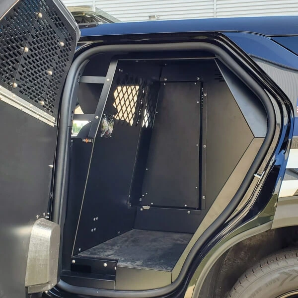 [K9-F28-XL-B] - Extended K9 Transport System For 2020-2024 Ford Interceptor Utility – Black