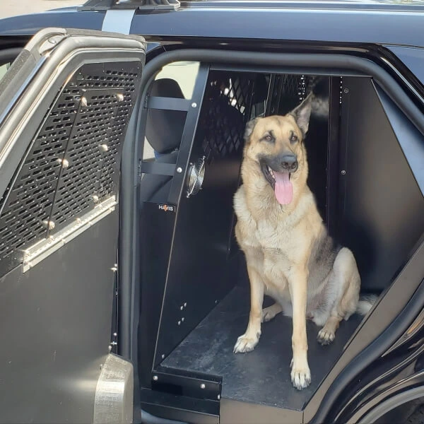 [K9-F28-XL-B] - Extended K9 Transport System For 2020-2024 Ford Interceptor Utility – Black
