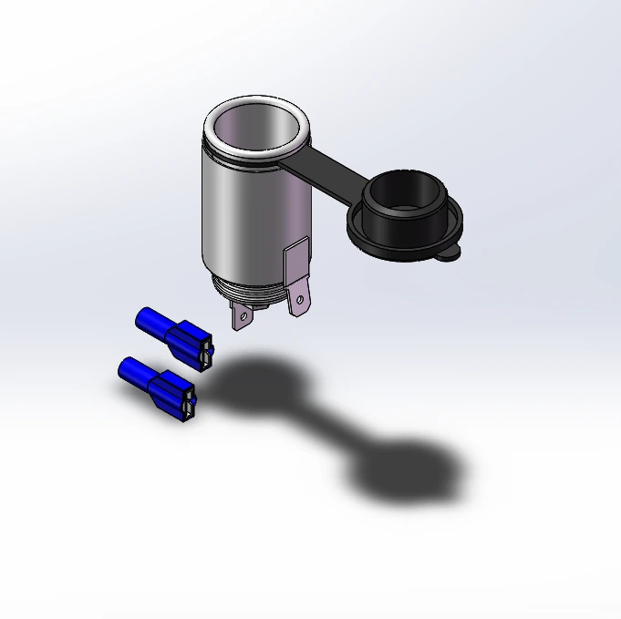 [L3-AP1SET] - 12 Volt DC Power Outlet with Cap