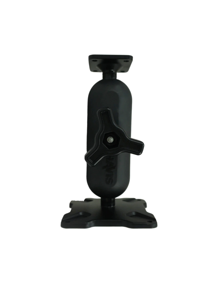 [DBM-1150-KS-0103] Dual Ball Mount with 1.50" Knob-Style Standard Housing, One Standard AMPS Plate & One Standard VESA 75 Plate
