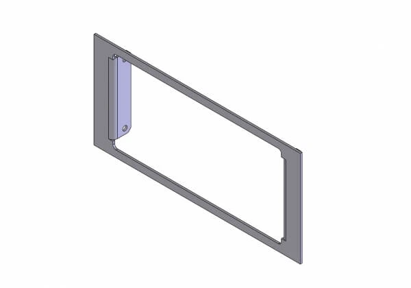 [C-EB40-PAN-1P] - OBSOLETE – 1-Piece Equipment Mounting Bracket, 4" Mounting Space, Fits Misc. Panasonic AG-CPD20