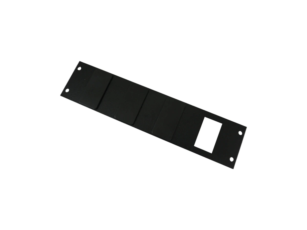 [C-BL-4] Console Accessory Bracket Kit with 3 Blanks for Rectangular Accessories