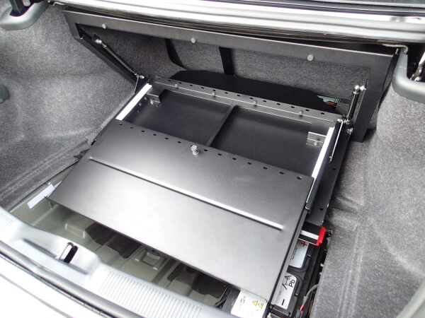 [C-TFD-CHGR-2] - Premium fold down trunk tray fits 2011-2023 Dodge Charger