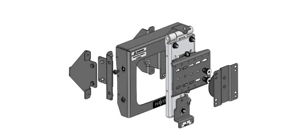 [C-DMM-3011] - Heavy-Duty Dash Mount for 2013-2024 Dodge Ram 1500, 2500, 3500 Retail, 1500 Special Services Police, and 1500 Tra