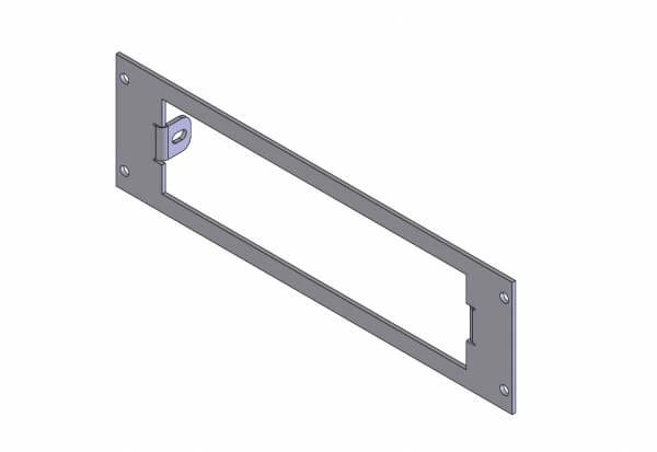 [C-EB25-SO4-1P] - OBSOLETE – 1-Piece Equipment Mounting Bracket, 2.5" Mounting Space, Fits SoundOff Signal Siren ETSWDAS01