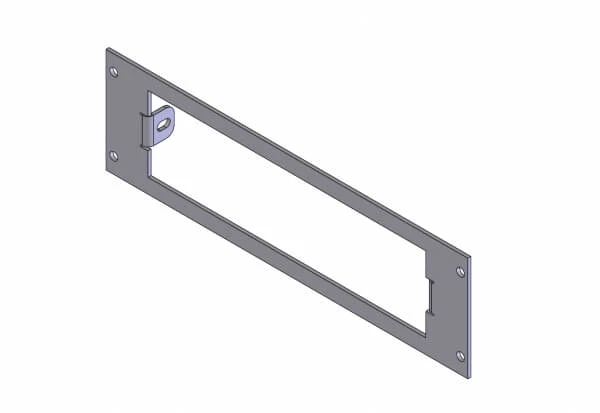 [C-EB25-SO4-1P] - OBSOLETE – 1-Piece Equipment Mounting Bracket, 2.5" Mounting Space, Fits SoundOff Signal Siren ETSWDAS01