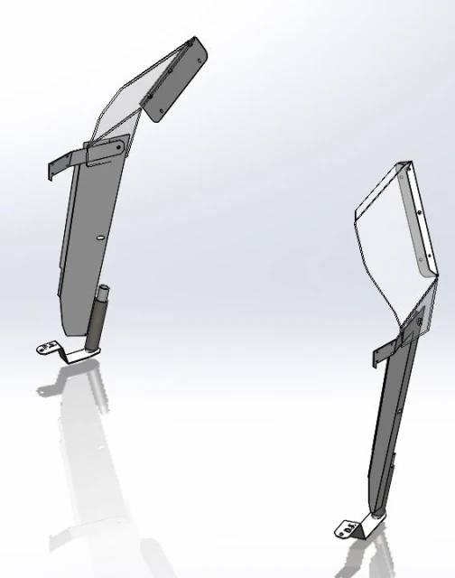[2-SAB-CH11-BB] - Dodge Charger Big Boy Partition Mounting Kit