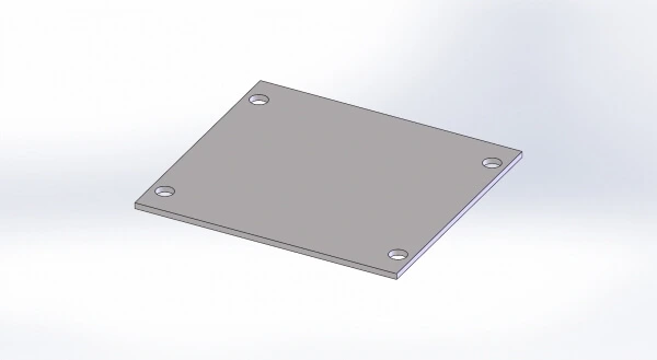 [C-FPW-3] - 3" Filler Plate for Wide VSW Consoles