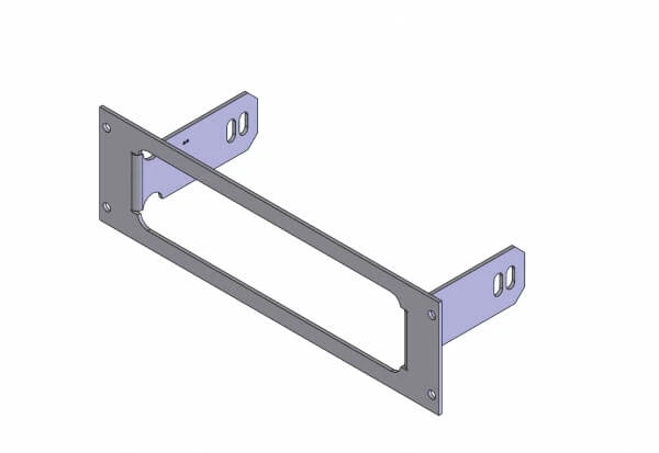 [C-EB25-MPM-1P] - 1-Piece Equipment Mounting Bracket, 2.5" Mounting Space, Fits Motorola PM 400