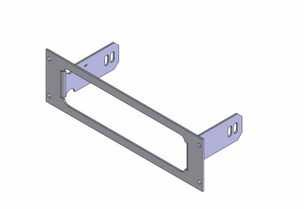 [C-EB25-MPM-1P] - 1-Piece Equipment Mounting Bracket, 2.5" Mounting Space, Fits Motorola PM 400