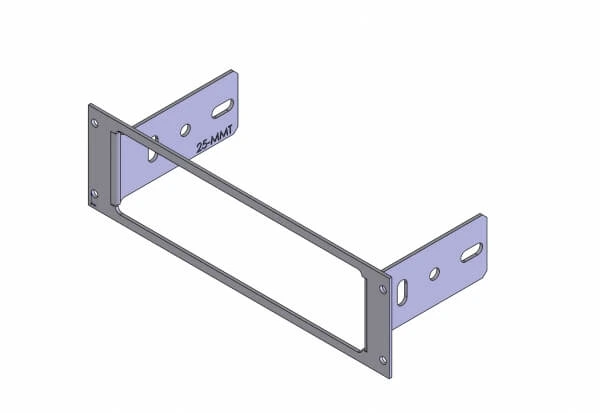 [C-EB25-MMT-1P] - 1-Piece Equipment Mounting Bracket, 2.5" Mounting Space Motorola Max Trac 3000