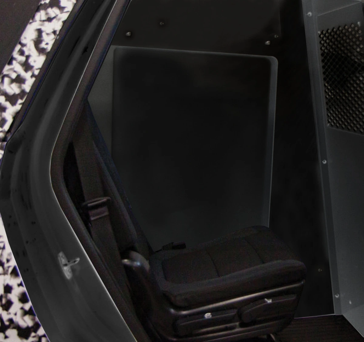 [K9-C26-PT-B] - K9 Prisoner Transport System For 2021-2024 Chevrolet Tahoe – Black