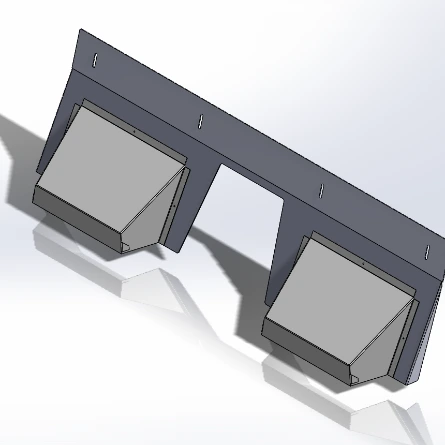 [KP-CH11BF-F] - Dodge Charger Flat Kick Panels with Big-Foot Pockets