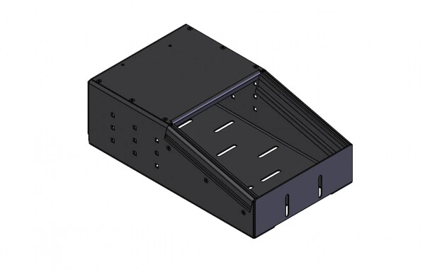 [C-SM-814] - OBSOLETE – 8" Enclosed 14 degree Angled SM Series Console