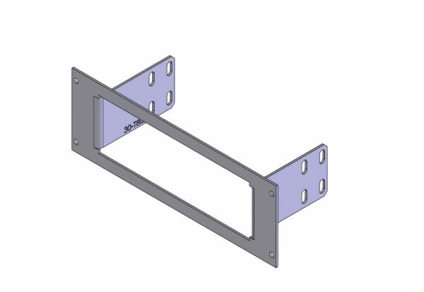 [C-EB30-T80-1P] - OBSOLETE – 1-Piece Equipment Mounting Bracket, 3" Mounting Space, Fits Tait TM8110, TM8200, TM8255