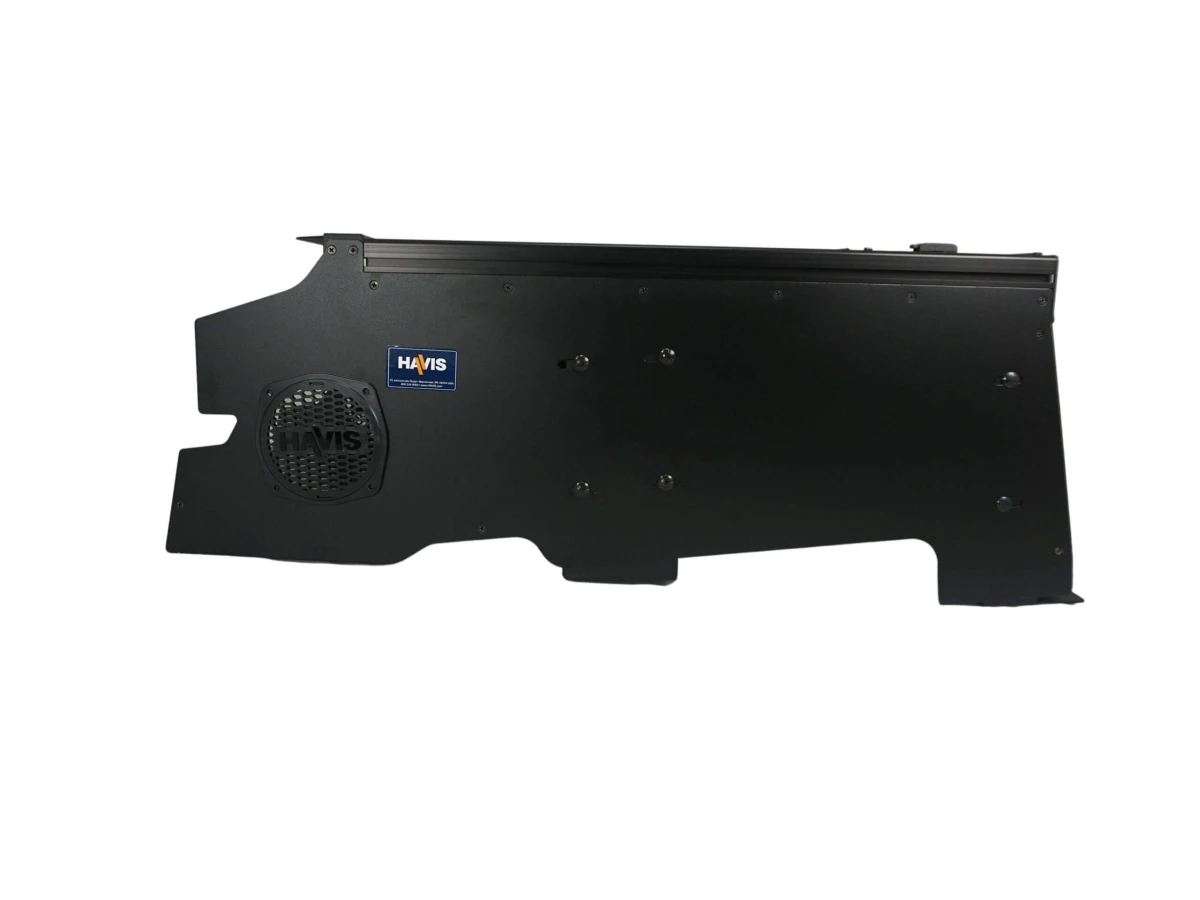 [C-VSW-1700-F150-PM-4] Vehicle-Specific 17" Wide Flat Console With Internal PocketJet 8 Printer Mount for 2021-2024 Ford F-150 P