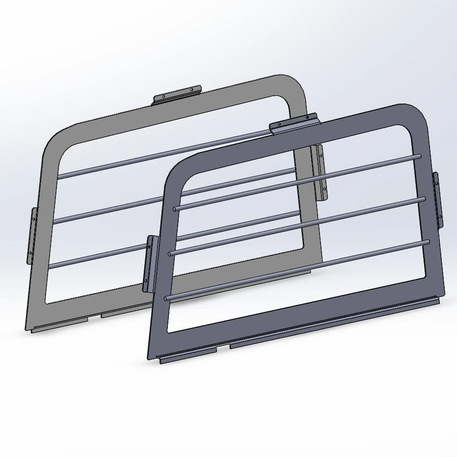 Chevy Tahoe Driver & Passenger-side Horizontal Bar Window Guard