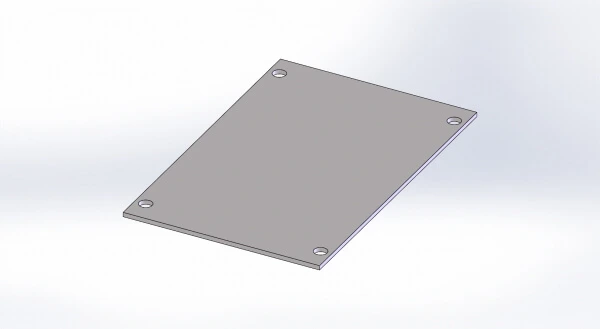 [C-FPW-5] - 5" Filler Plate for Wide VSW Consoles