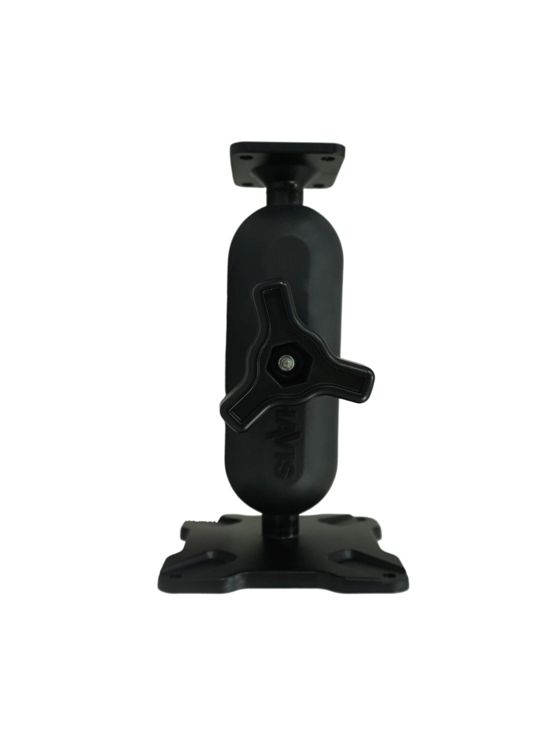 [DBM-1150-KS-0103] Dual Ball Mount with 1.50" Knob-Style Standard Housing, One Standard AMPS Plate & One Standard VESA 75 Plate