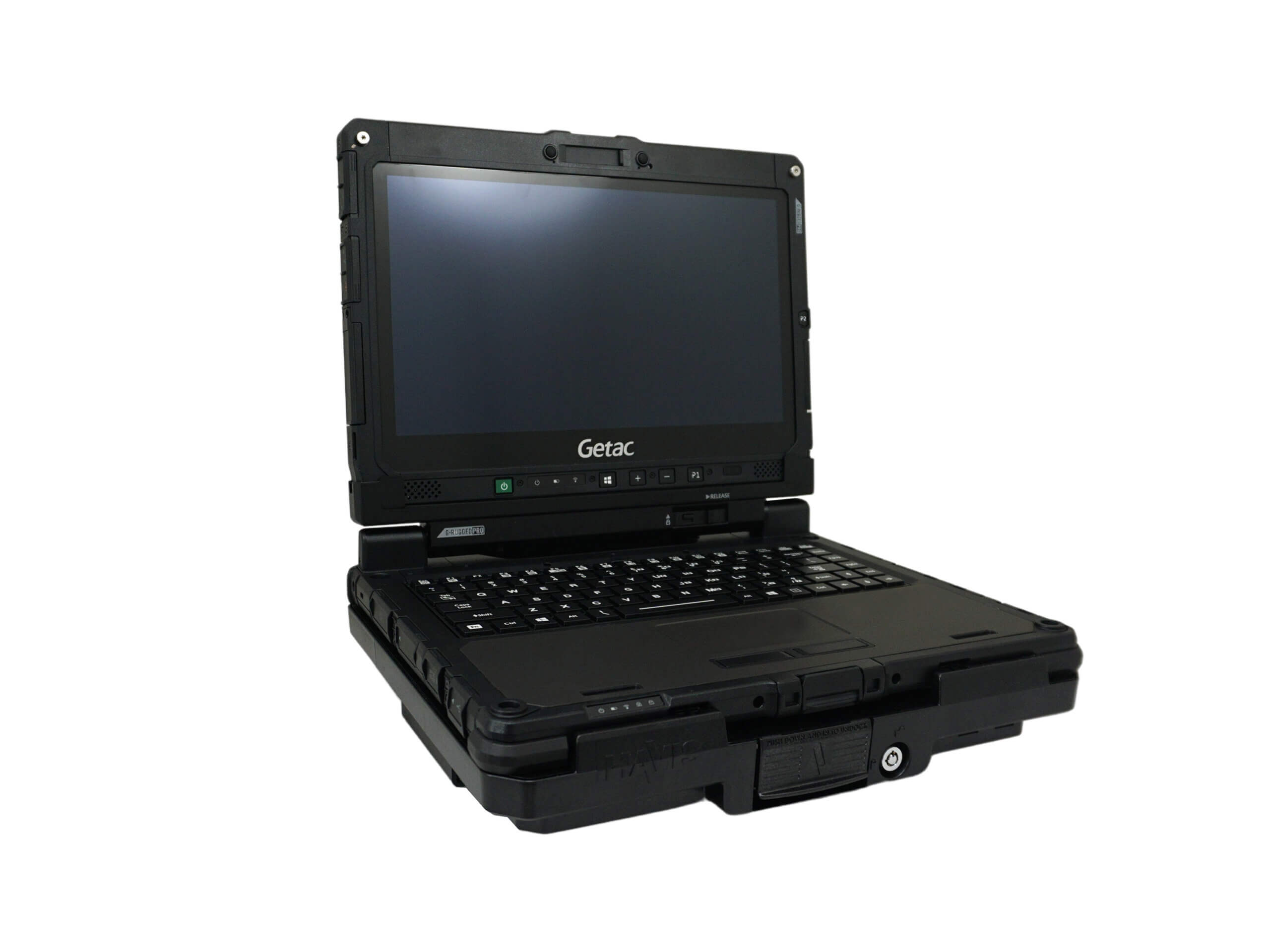 [PKG-DS-GTC-1006-3] - Package – Cradle For Getac K120 Convertible Laptop With Pass-Thru Antenna Connections, External Power Supp