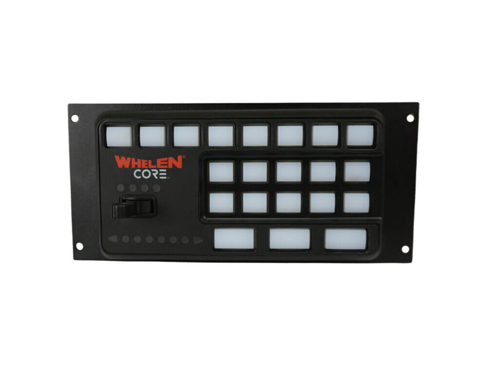 [C-EB40-WCS-1P] 1-Piece Equipment Mounting Bracket, 4" Mounting Space, Fits Whelen Core-S Control System