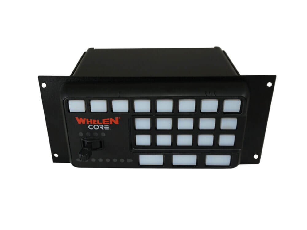 [C-EB40-WCS-1P] 1-Piece Equipment Mounting Bracket, 4" Mounting Space, Fits Whelen Core-S Control System