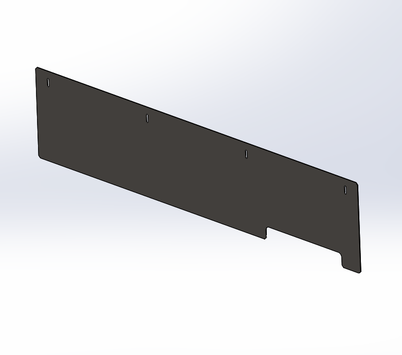 [KP-FTV-F] - Ford Transit Van Front Partition Flat Kick Panels