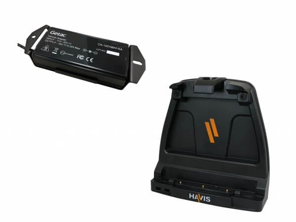 [DS-GTC-906-3] - Cradle  For Getac K120 Tablet With Triple Pass-Thru Antenna Connections & External Power Supply